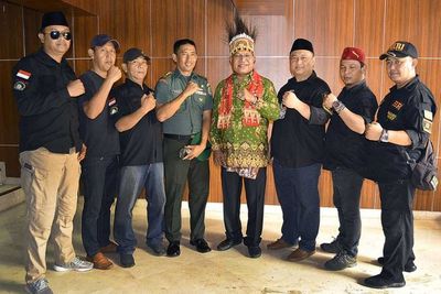 Muspiko Jakarta Timur Temui Tokoh Papua Frans Wamena
