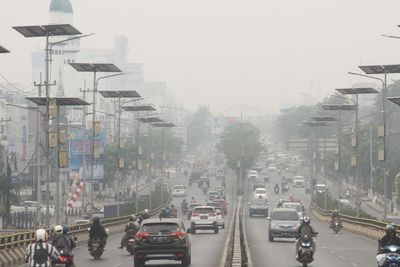 Diselimuti Kabut Asap, Gubernur Kaltim Bantah Ada Titik Panas 