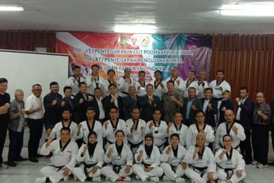PBTI Gembleng Ratusan Taekwondoin Selama 6 Hari di Cibubur