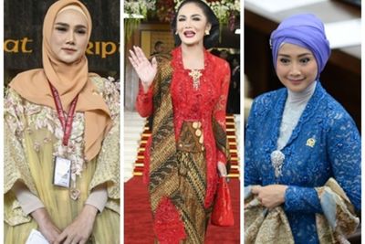 Ini Gaya Berbusana Artis Saat Pelantikan Anggota DPR RI