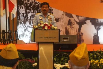 Hadiri Mukernas LVRI, Panglima TNI Puji Peran Veteran