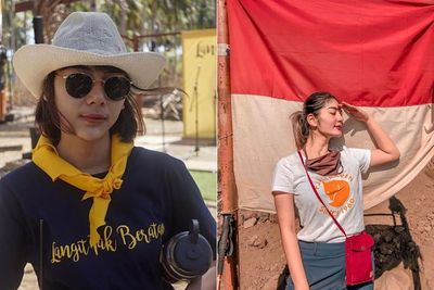 Tips Tetap Kinclong Saat Hiking Ala Adinda Thomas dan Debi Sagita