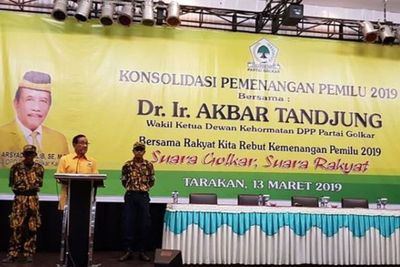 Akbar Tandjung Minta DPP Golkar Rumuskan Langkah Strategi Pilkada 2020