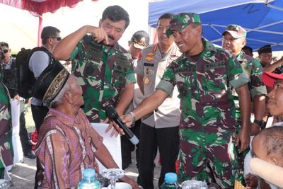 Kunjungi Perbatasan RI-PNG, Panglima TNI Soroti Masalah Kesehatan