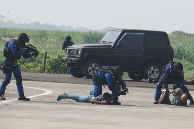 FOTO: Beragam Atraksi Keahlian Meriahkan HUT Polairud