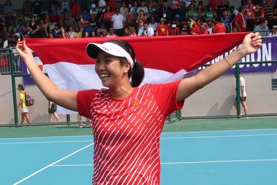 FOTO: Petenis Cantik Indonesia Sumbang Medali Emas SEA Games 2019