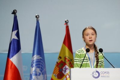 FOTO: Aktivis Cilik Greta Thunberg Berbicara di KTT Iklim COP25