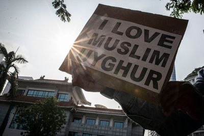 FOTO: Aksi Kemanusiaan untuk Muslim Uighur