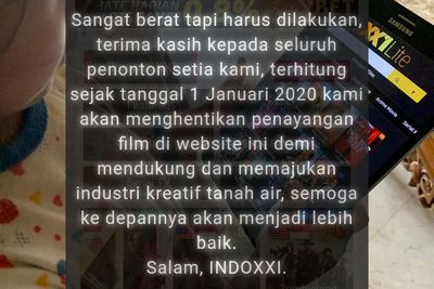IndoXXI Akhirnya Ditutup, Warganet: Cinta Terhalang Restu