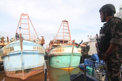 FOTO: KKP Tangkap 3 Kapal Pencuri Ikan di Laut Natuna