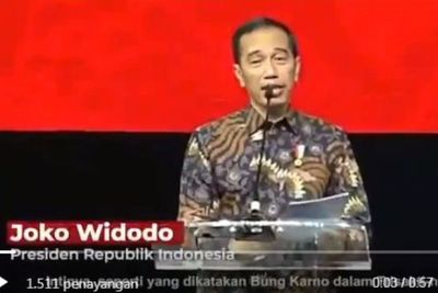 Kutip Wejangan Bung Karno, Ini 3 Pesan Jokowi di Rakernas PDIP