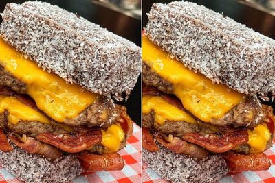 Bikin Ngiler! Kue Cokelat Dijadikan Roti Bun Burger