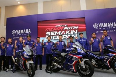Dihadiri Rossi & Vinales, Yamaha Racing Indonesia Luncurkan Tim