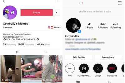 TikTok Uji Coba Desain Profil Baru yang Sangat Mirip dengan Instagram