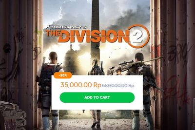 Buruan! Game The Division 2 Cuma Dijual Rp35 Ribu Saja di Uplay