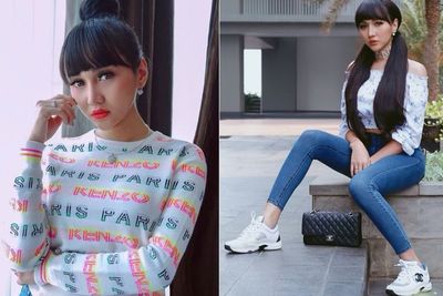 Mengintip Outfit Lucinta Luna Saat Hangout yang Mempesona