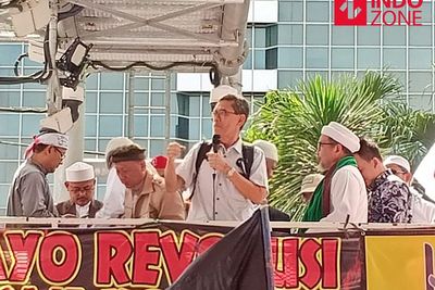 Massa Aksi PA 212 Tuntut Ahok Mundur dari Jabatannya di Pertamina