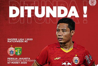 Laga Persija Vs Persebaya Ditunda karena Virus Corona