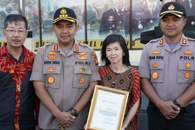 Beri Penghargaan, Polisi Harap Susana Indrayani Jadi Inspirasi
