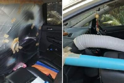 Pria Ini Ubah Mobilnya Saat Jemput Anaknya di Bandara