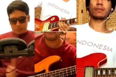 VIDEO: Aksi Jamming Ala Desta, Vincent dan Eross Chandra