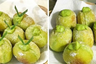 Di Rumah Aja, Yuk Jajal Resep Donat Bamboloni Pandan