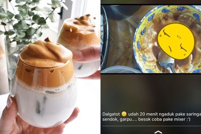 Niatnya Mau Bikin Dalgona Coffe, Endingnya Malah Jadi Bikin Bumbu Cocol