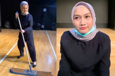 Kunjungi Theater JKT48 di Tengah Corona, Melody Sempat Nyapu dan Curhat