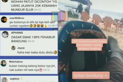 Sultan! 2 Pelajar di Bandung Bolos Sekolah Langsung Pergi Mantai di Bali