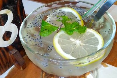 Minuman Buka Puasa Es Lidah Buaya Lemon
