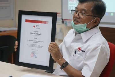 Mitsubishi Berikan Donasi 9 Ribu Masker N95 untuk PMI