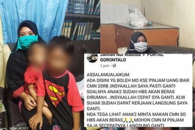 Kisah Pilu Seorang Ibu Pinjam Rp20 Ribu di Medsos agar Anaknya Tak Kelaparan