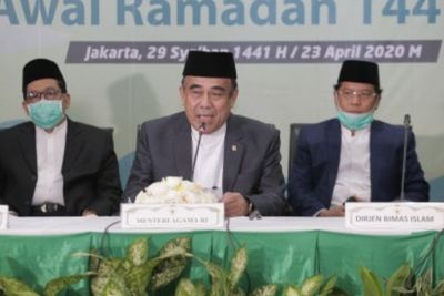 Kasus Corona Masih Tinggi, Menag Imbau Masyarakat Salat Id di Rumah
