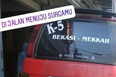 Arab Saudi Masih Tunda Haji, Kini Muncul Angkot Jurusan Bekasi-Mekkah Tarif Rp4.000
