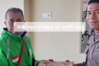 Viral Polisi Bantu Sopir Go-Food Bayar Orderan Fiktif di Banten, Begini Kronologinya