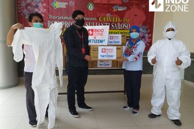 Lawan Virus Corona, Indozone Donasikan APD untuk Tenaga Medis RSPI Sulianti Saroso