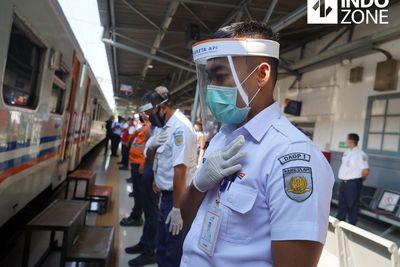 FOTO: PT KAI Mulai Operasikan Kereta Api Serayu dari Stasiun Pasar Senen