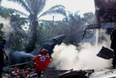 Pesawat TNI Jatuh di Riau, Pilot Berhasil Selamat 
