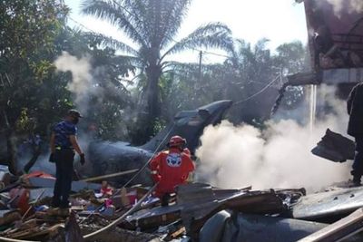 Pesawat TNI Jatuh di Riau, Kursi Pelontar Jatuh ke Rumah Warga
