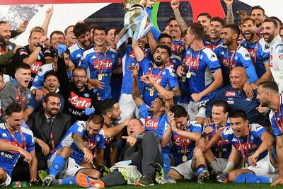 FOTO: Kalahkan Juventus, Napoli Juara Coppa Italia