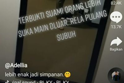 Wanita Unggah Video Suami Orang Pulang Subuh: Lebih Enak Jadi Simpanan
