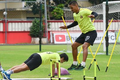FOTO: Mengintip Latihan Mandiri Pemain Bhayangkara FC