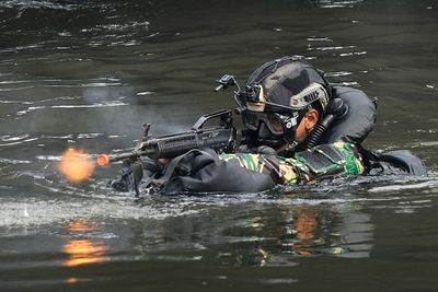 FOTO: Kopaska TNI AL Gelar Latihan Peperangan Khusus