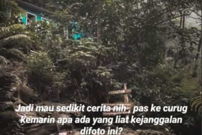 Jalan-jalan ke Curug, Pria Ini Temukan Kejanggalan, Muncul Sosok Misterius dari Toilet