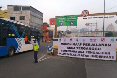 Terhitung Mulai Hari Ini Underpass Senen Jakpus Ditutup 30 Hari Kedepan