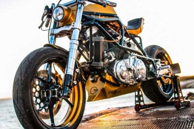 Keren, Cafe Racer Bermesin Harley dari Taverne