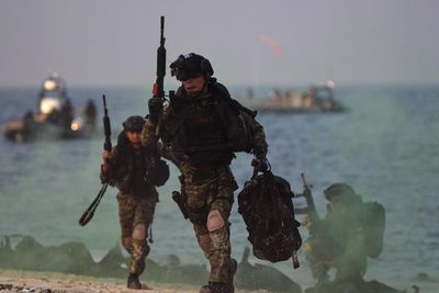 FOTO: Mengintip Latihan Perang Kopaska di Kepulauan Seribu
