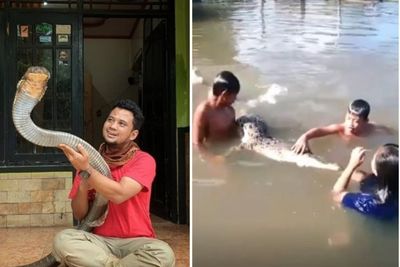 Viral Video Empat Anak Mandi-mandi dengan Buaya, Panji Petualang Coba Ungkap Faktanya