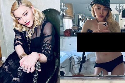 Madonna Unggah Foto Topless di Akun Instagram Pribadinya