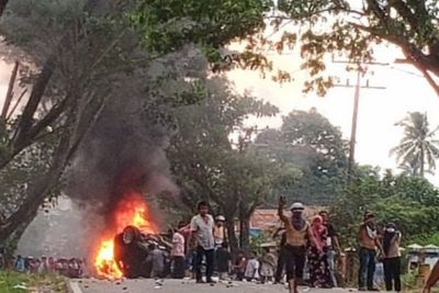 Pasca Kerusuhan di Madina, Warga Takut Pulang ke Rumah